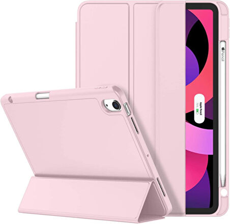 Apple iPad Air 4/5. Nesil 10.9" Kılıf Pen Charge Kalem Bölmeli (10.Nesil Değildir)