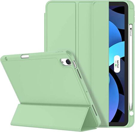 Apple iPad Air 4/5. Nesil 10.9" Kılıf Pen Charge Kalem Bölmeli (10.Nesil Değildir)