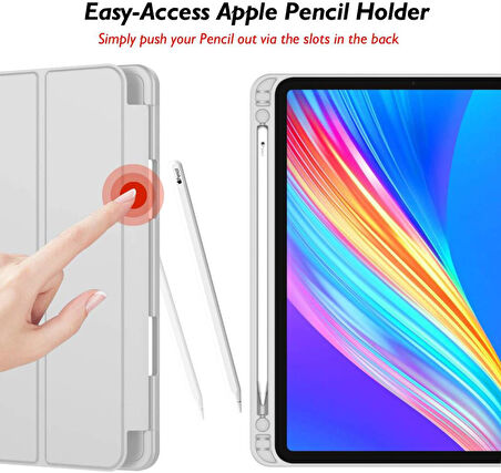 Apple iPad Pro 11 1. 2. 3. 4. Nesil Kılıf Kalem Bölmeli Smart Case 2018-2022