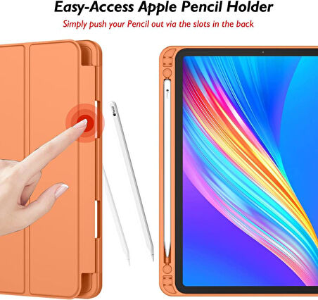Apple iPad Pro 11 1. 2. 3. 4. Nesil Kılıf Kalem Bölmeli Smart Case 2018-2022