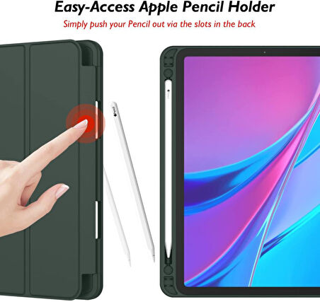 Apple iPad Pro 11 3. Nesil 4. Nesil Kılıf Kalem Bölmeli Smart Case 2020-2023