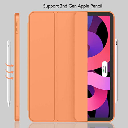 Apple iPad Air 4/5. Nesil 10.9 Kılıf Kalem Bölmeli Smart Case A2072 (10.Nesil Değildir)