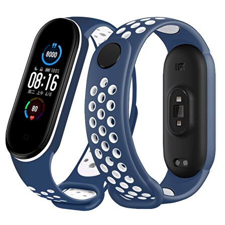 Xiaomi Mi Band 3 / 4 Kordon Delikli Spor Kordon