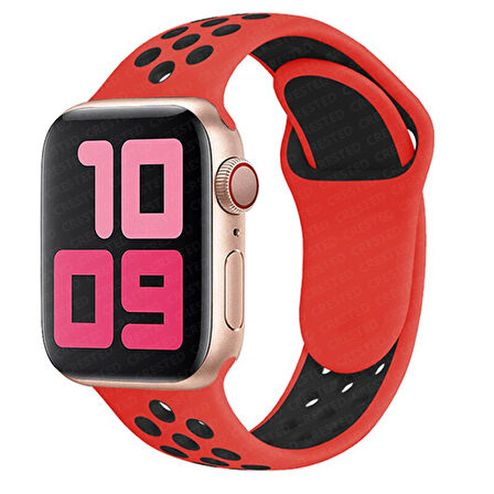 Apple Watch 42/44/45/46/49mm Kordon Delikli Spor Kordon 2/3/4/5/6/se/7/8/9/10/ultra