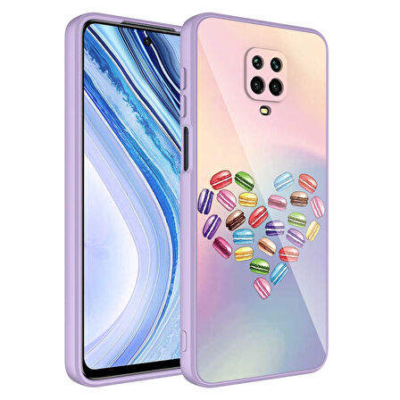 Xiaomi Redmi Note 9S Kılıf Kamera Korumalı Desenli Sert Silikon Kapak