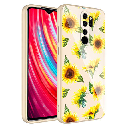 Xiaomi Redmi Note 8 Pro Kılıf Kamera Korumalı Desenli Sert Silikon Kapak