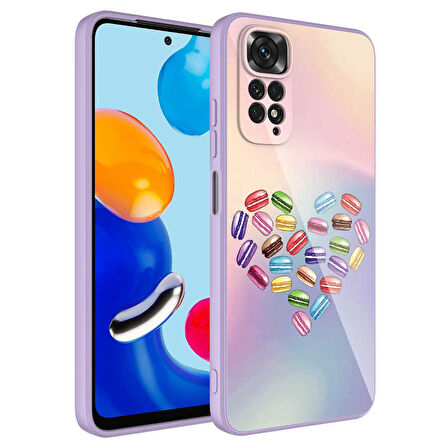 Xiaomi Redmi Note 11 Global Kılıf Kamera Korumalı Desenli Sert Silikon Kapak