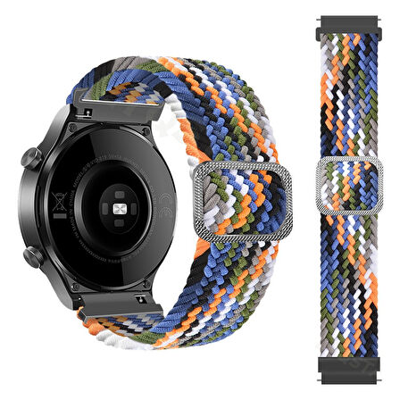 Samsung Galaxy Watch 4 5 6 7 FE 40 40 44 Classic 42 43 46 47 mm Kordon Örgü Tokalı Kordon