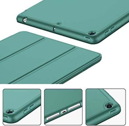 Samsung Galaxy Tab A8 10.5 SM-X200 X205 X207 Kılıf Kalem Bölmeli Smart Case
