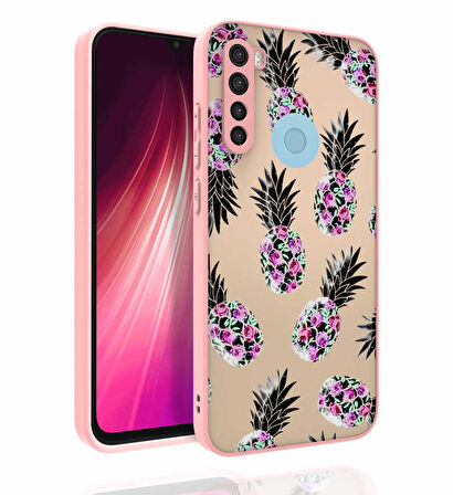 Xiaomi Redmi Note 8 Kılıf Desenli Parlak Nora Kapak