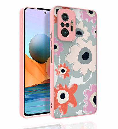 Xiaomi Redmi Note 10 Pro Kılıf Desenli Parlak Nora Kapak
