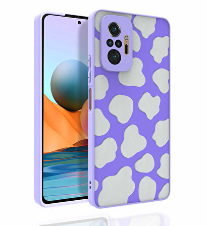 Xiaomi Redmi Note 10 Pro Kılıf Desenli Parlak Nora Kapak