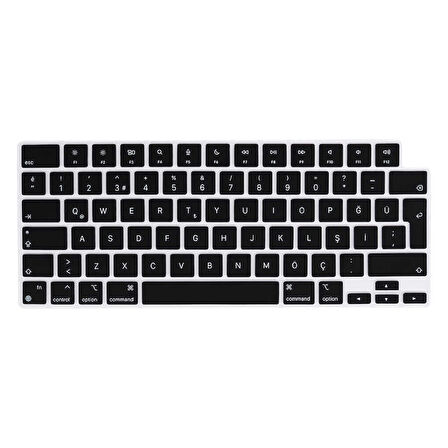 Apple Macbook Air 13.6inç 2022 M2 A2681 Q Klavye Koruyucu Silikon Ped