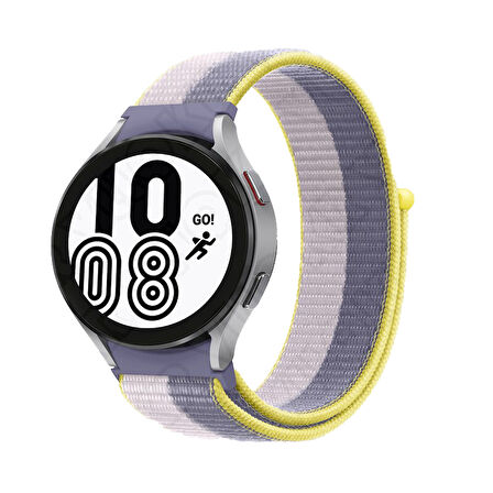 Samsung Galaxy Watch 4 5 6 7 FE 40 40 44 Classic 42 43 46 47 mm Kordon Hasır Kordon 1-1 Uyumlu Klips