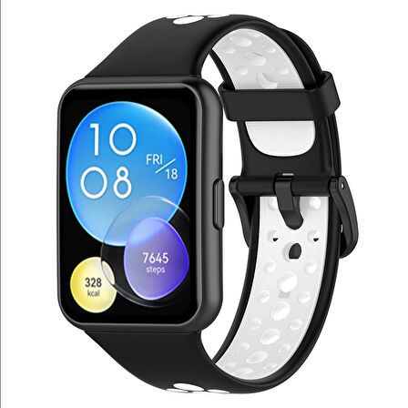 Huawei Watch Fit 2 Kordon Delikli Spor Kordon
