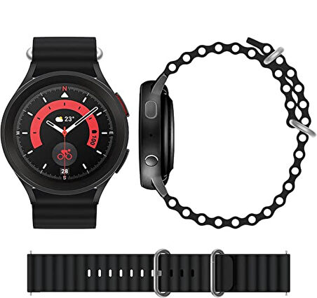Huawei Watch 3 GT GT2 GT2e GT3 GT4 GT5 Pro 46mm Ultimate SE Elite Kordon Ocean Silikon Kordon 22mm