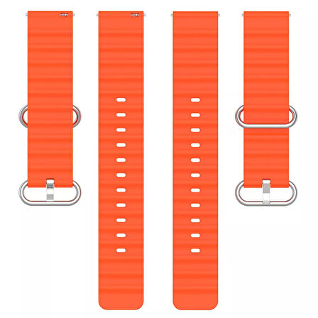​​Amazfit Pace GTR 2 2E Lite 47mm Kordon Ocean Silikon Kordon 22mm