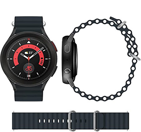 ​​Amazfit Pace GTR 2 2E Lite 47mm Kordon Ocean Silikon Kordon 22mm
