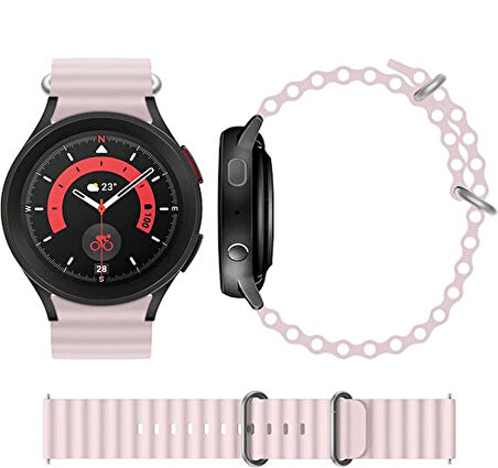 Xiaomi Redmi Watch 5 Active/Lite Haylou Solar LS05 Kordon Ocean Silikon Kordon 22mm