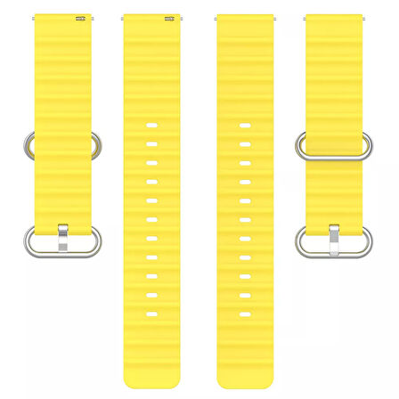 Xiaomi Redmi Watch 5 Active/Lite Haylou Solar LS05 Kordon Ocean Silikon Kordon 22mm