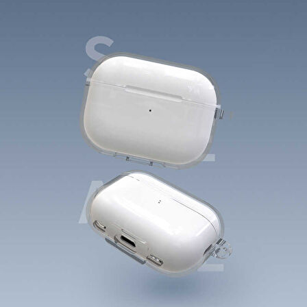 Apple Airpods Pro 2 Uyumlu Kılıf Şeffaf Sert Kristal Uyumlu Kılıf Sert PC Şeffaf Uyumlu Kılıf 14