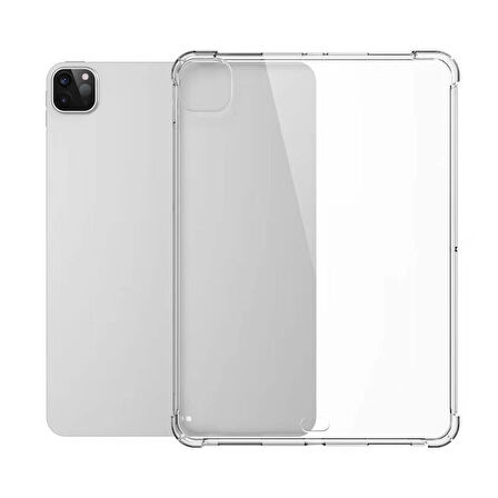Apple iPad Pro 13 inç M4 2024 Kılıf Darbelere Dayanıklı Şeffaf Kapak A2925 A2926 A3007