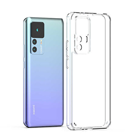 Xiaomi Mi 12T Kılıf Full Şeffaf Sararmaz Kapak