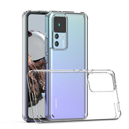 Xiaomi Mi 12T Kılıf Full Şeffaf Sararmaz Kapak