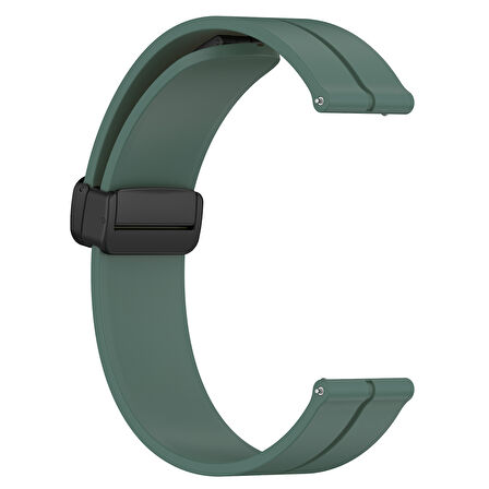 ​​Amazfit GTS Bip Lite S GTR 42mm Kordon Magnetli Ayarlanır Silikon Kordon 20mm