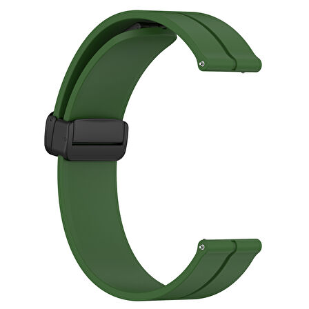 Xiaomi Redmi Watch 5 Active/Lite Kordon Magnetli Ayarlanır Silikon Kordon 22mm