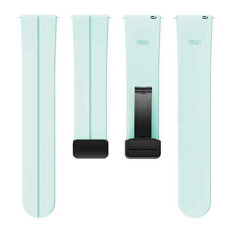 Xiaomi Redmi Watch 5 Active/Lite Kordon Magnetli Ayarlanır Silikon Kordon 22mm