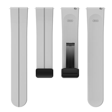 Xiaomi Redmi Watch 5 Active/Lite Kordon Magnetli Ayarlanır Silikon Kordon 22mm