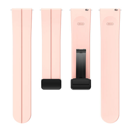 Xiaomi Redmi Watch 5 Active/Lite Kordon Magnetli Ayarlanır Silikon Kordon 22mm
