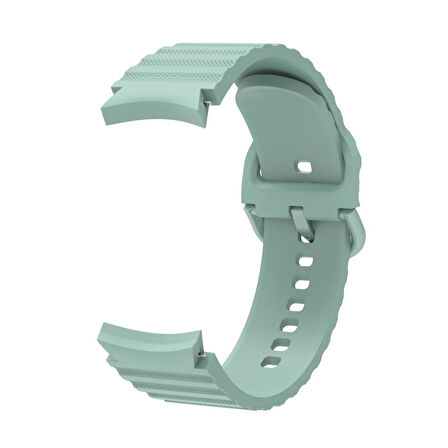 Samsung Galaxy Watch 4 5 6 7 FE 40 40 44 Classic 42 43 46 47 mm Kordon Wave Dalgalı Silikon Kordon