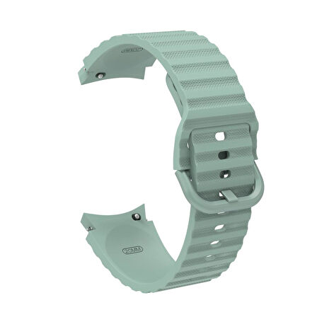 Samsung Galaxy Watch 4 5 6 7 FE 40 40 44 Classic 42 43 46 47 mm Kordon Wave Dalgalı Silikon Kordon