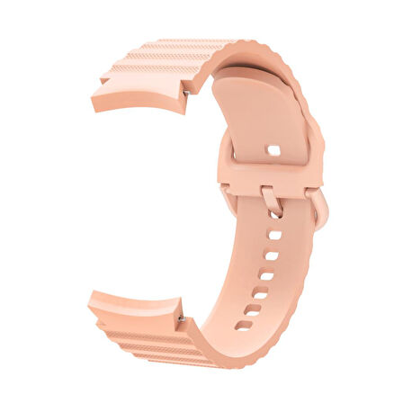 Samsung Galaxy Watch 4 5 6 7 FE 40 40 44 Classic 42 43 46 47 mm Kordon Wave Dalgalı Silikon Kordon