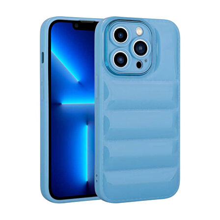 Apple iPhone 13 Pro Max Kılıf Kamera Korumalı Parlak Airbagli Galya Kapak