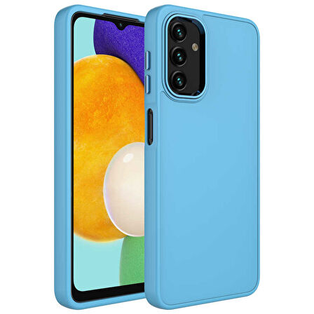 Samsung Galaxy A13 4G Kılıf Metal Çerçeve Lansman Silikon Kapak
