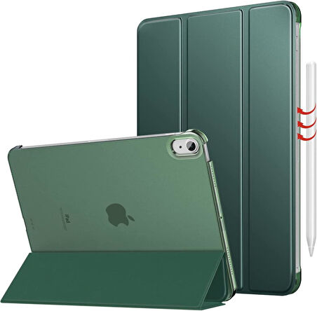 Apple iPad Air 5 10.9 2022 M1 Kılıf PU Deri Smart Standlı Case A2588 A2589 A2591