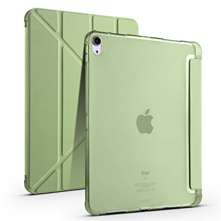 Apple iPad 11.Nesil A16 11inç/10.Nesil 10.9inç Kılıf Kalem Bölmeli Trifolding Case