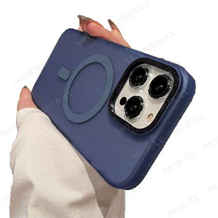 Apple iPhone 13 Pro Kılıf Mat Kadifemsi Special Edition PC Magsafe Kapak