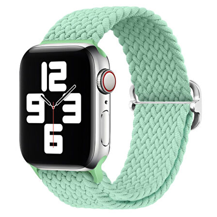 Apple Watch 10 42mm - 38/40/41mm Kordon Örgü Tokalı Kordon 2/3/4/5/6/se/7/8/9
