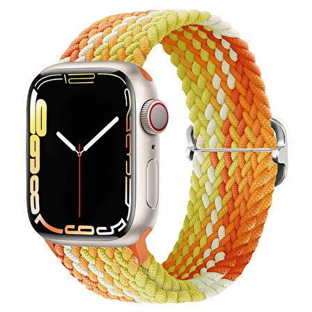 Apple Watch 42/44/45/46/49mm Kordon Örgü Tokalı Kordon 2/3/4/5/6/se/7/8/9/10/ultra