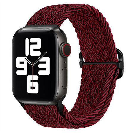 Apple Watch 42/44/45/46/49mm Kordon Örgü Tokalı Kordon 2/3/4/5/6/se/7/8/9/10/ultra