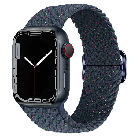 Apple Watch 42/44/45/46/49mm Kordon Örgü Tokalı Kordon 2/3/4/5/6/se/7/8/9/10/ultra