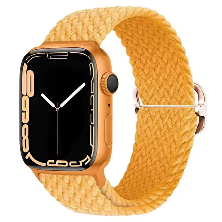 Apple Watch 42/44/45/46/49mm Kordon Örgü Tokalı Kordon 2/3/4/5/6/se/7/8/9/10/ultra