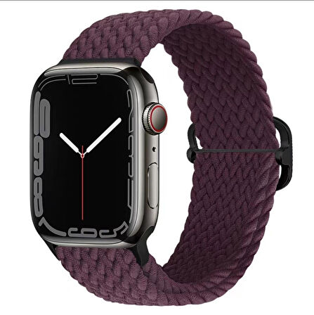 Apple Watch 42/44/45/46/49mm Kordon Örgü Tokalı Kordon 2/3/4/5/6/se/7/8/9/10/ultra