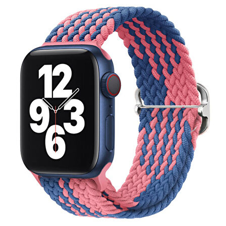 Apple Watch 42/44/45/46/49mm Kordon Örgü Tokalı Kordon 2/3/4/5/6/se/7/8/9/10/ultra
