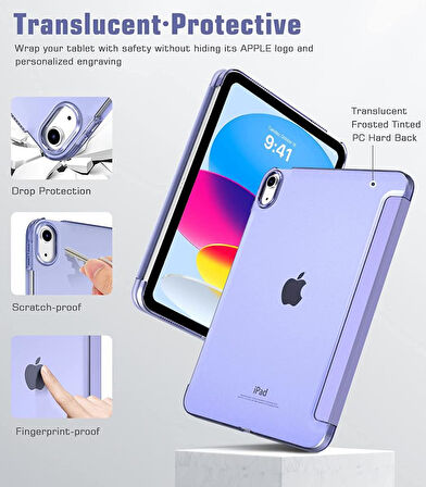 Apple iPad 11.Nesil A16 11inç/10.Nesil 10.9inç Kılıf New PU Deri Smart Standlı Case