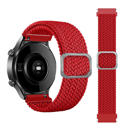 Huawei Watch 3 GT GT2 GT2e GT3 GT4 GT5 Pro 46mm Ultimate SE Elite Kordon Örgü Tokalı Kordon
